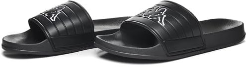 Kappa - Ciabatte, Uomo Donna, Nero, Plastica Espansa, Piscina. Logo Noles, Taglia: 40