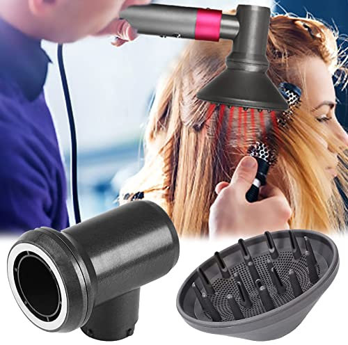 Mocoli Diffusor und Adapter für Dyson Airwrap Styler für Airwrap Styler in eine Haartrockner-Kombination Haartrockner Zubehör Adapter für Dyson (1 Diffusor 1 Adapter)