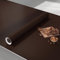 VIOPVERY Peel and Stick Wallpaper 40cmx500cm Plain Brown Wallpaper Sticky Back Plastic Brown Vinyl Wrap Kitchen Worktop Covering Vinyl Self Adhesive Thick Wallpaper for Bedroom Furniture Stickers