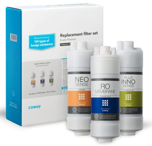 COWAY Filterset I Wasserfilter I Neosense + RO + Innosense I Kompatibel mit P-6320L, CHP-6310L