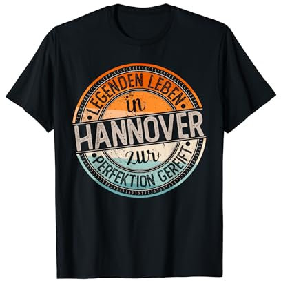 Hannover Retro Farben | Legenden Leben in Hannover T-Shirt