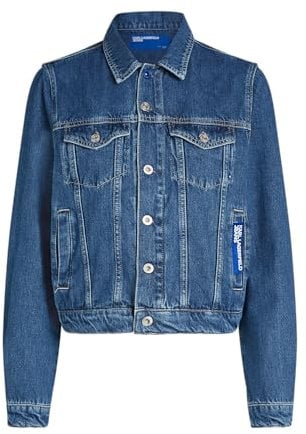 KARL LAGERFELD JEANS, Damen, Regular Denim Jacket, Regular Fit, Washed Mid Blue, L