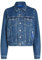 KARL LAGERFELD JEANS JEANSJACKE MIT REGULAR FIT, GEWASCHET MITTELBLAU, XS