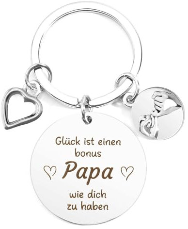 Papa Geschenk Vatertagsgeschenk für Papa Geschenk Vatertag Schlüsselanhänger Bester Papa Geschenke Bonus Papa Geschenk Geburtstag Vatertag Geschenke Stiefvater Geschenk Weihnachtsgeschenke für Papa