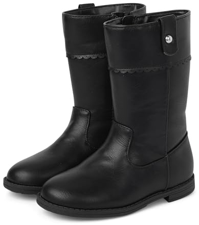 Gymboree,and Toddler Classic Tall Riding Boots,Black,9 Years