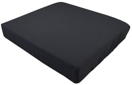 PrimoCare Funda de repuesto para cojín de espuma viscoelástica para silla de ruedas, 45 x 40 x 8 cm, elevador de asiento antiescaras, cojín para silla de ruedas