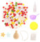 PRETYZOOM 1 Satz Mosaikvase künstliche blüten Artificial Knospenblumenvase selber Machen DIY-Mosaik-Bastelmaterialien Dekor einfache DIY-Vase DIY-Bücherregal-Deko-Vase Alkoholkleber