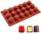 TOKSEO Moule Silicone Mini Cannelé 18 Cavité, Moule Silicone Mini a Cannelés, ø3,5 mm Moules à Caneles Antiadhésifs Cavités Pour Chocolat, Gelée, Pudding, Mousse