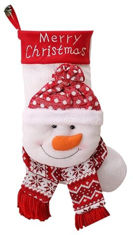 Weihnachtsstrümpfe, Weihnachtsstrümpfe Stricken - Gestrickte Strümpfe, Bonbontüten, Weihnachtssocken,Weiche Weihnachtsstrümpfe, elastische Christbaumschmuck für den Kamin