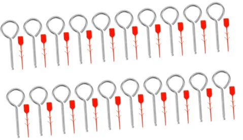jojofuny 20sätze Feuerlöscher Sicherungsstifte Sicherheitsnadeln Für Feuerlöscher Praktische Pull Pins Für Brandschutz Ersatzteile Für Zubehör