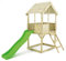 TP Toys - Wooden Tower Playhouse - Made From FSC Certified European Timber - Fun Sturdy Outdoors Garden Wendy House, Outdoor Play - Garden Play House for Kids. Wooden Den Playhouse - 3 years+