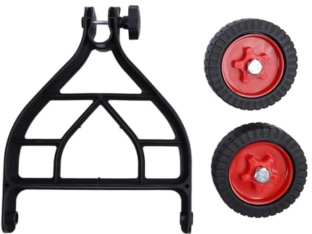 Roue de Support de -Herbe, 4,7 Pouces en ABS, Installation Rapide, Roue de Support Auxiliaire pour -Herbe, pour de Jardinage, Débroussailleuse électrique à Chaîne