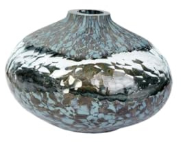 Lambert Artemisia Vase, Glas, himmelblau, H17cm, 24x19,5cm