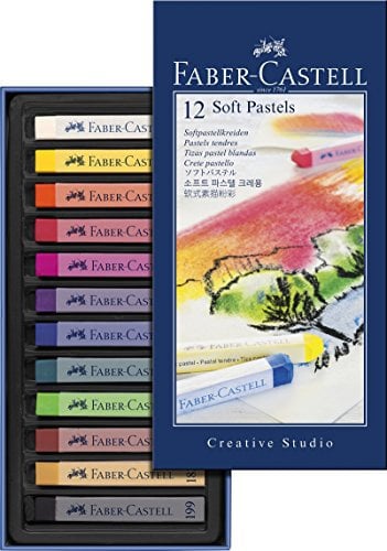 Faber-Castell Softpastellkreide Studio-Qualität (ohne Block, 12 Farben)