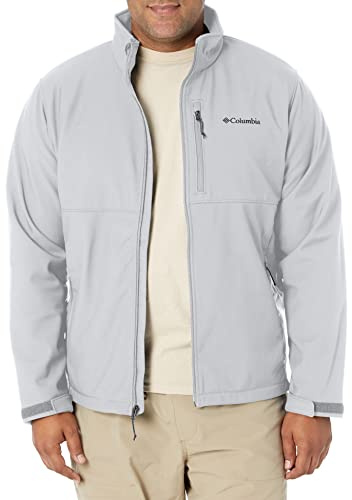 Columbia Men's Ascender Softshell Water and Wind Resistant Jacket Grey, L