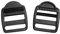 5/8 3/4 1 1-1/4 1-1/2 2 Plastic Black Ladder Lock Slider Adjustable Buckle for Backpack Straps Webbing Parts (Webbing Size:3/4(20mm) Black)