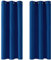 Deconovo Cortinas Opacas para Interiores, 2 Piezas, 138 cm de Alto, Cortinas Opacas Modernas con ollados, 107 x 138 cm (Ancho x Alto), Color Azul electrónico