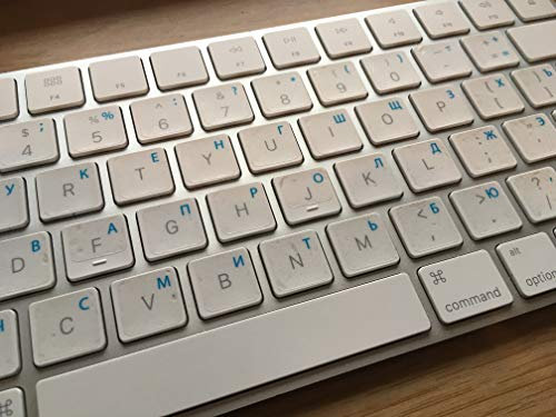 Russian Language Cyrillic Keyboard Stickers - Laminated Decals