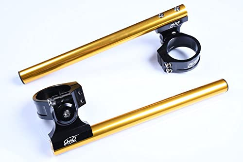 Paar Halblenker AVDB Racing/Armbänder in 51 mm + Rohre für RC8 & RC8R (Gold)