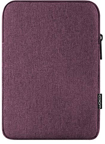 MoKo Hülle Tasche, Sleeve Schutzhülle Polyester Tablet Tasche Kompatibel mit iPad Pro 12.9 M2 2022/iPad Pro 12.9 2021/2020/2018, Surface Pro 12.3, Galaxy S8+12.4 - Violett