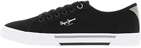 Pepe Jeans Brady Men Basic, Zapatillas Hombre, Negro (999Negro), 42 EU