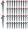 DLBX Gocciolatori Regolabili a 360 Gradi con connettore spinato per Tubo da 4/7 mm Flusso d'Acqua paletti Sistema di gocciolamento emettitore Goccia Confezione (50 Pezzi, Rosso)