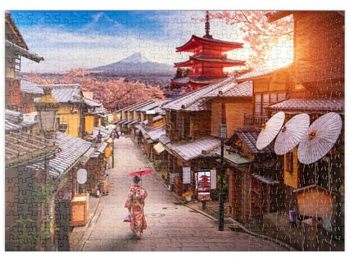MyPuzzle Idyllisches Japan - Premium 500 Teile Puzzle - MyPuzzle Sonderkollektion von ilsespiel