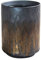 Retro Gilded Pottery Tea Cup - 220Ml Dark Brown Coffee Mug for Home and Office Use