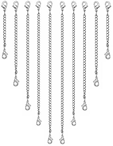 Halsbandsförlängare700 10 Halsband i lager magnetiska smyckeslås (1)