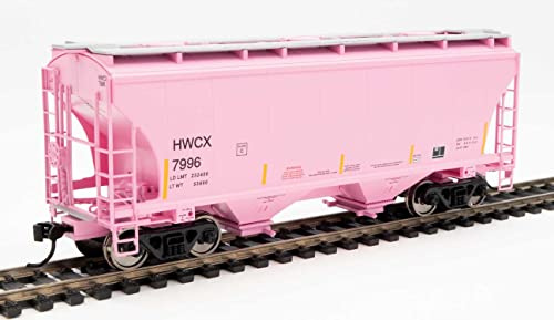 Walthers Trinity 3281 H0 Freight Trolley 39 Inch 2-Bay Covered Hopper Halliburton HWCX