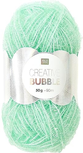 Rico Creative Bubble 50g Stricken Wolle Strick Schwäme häckeln Aquamarin
