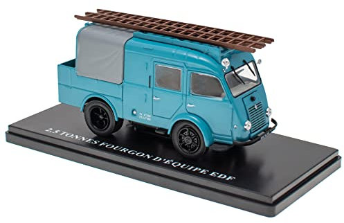 OPO 10 - Veicolo utilitario 1:43 Compatibile con Camion 2.5 TONNES Fourgon D'EQUIPE EDF con Scala, 1956 - UTR057