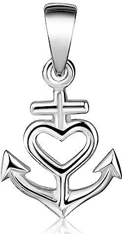 Materia Anhänger Glaube Liebe Hoffnung Silber 925 Damen klein KA-92_ohne Kette