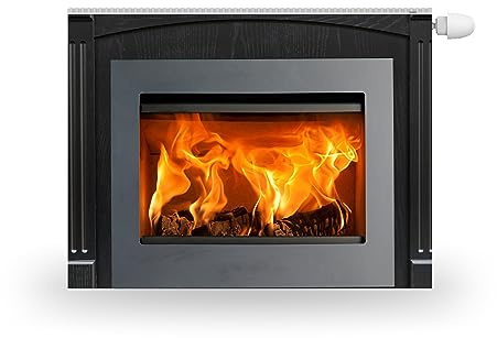 HUBDECO Magnetische Heizkörperverkleidung - 80x60 cm - Magnet Heizkörperabdeckung - Motiv Kamin 5 - Wasserdicht Erhöhte Abriebfestigkeit Paneel-Heizkörperabdeckung