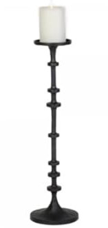 Lambert Sabiha Kerzenständer Aluminium Graphit H 62 cm
