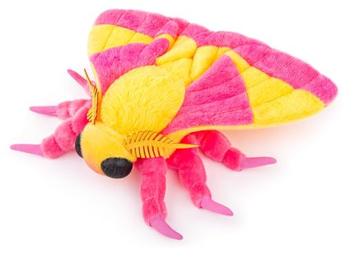 Lilizzhoumax Motte Plüschtier 30cm/12inch - Simuliertes Seidenmotte Spielzeug, Kawaii Und Realistisches Insekt für Wilde Tiere - Geschenk für Freunde Und Kinder
