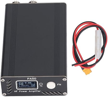 HF Amplifier, Smart HF Power Amplifier Kit Intelligent Shortwave Signal Amplifier, for Ham Radio with Line 50W 3.5MHz‑28.5MHz
