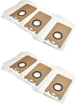 YUETTYY Kit de bolsas de polvo para aspiradora Ultenic T10 Robot, aspiradora, bolsa de recogida de polvo, accesorios para una eliminación eficiente del polvo (6 piezas)