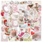 PNGIF Kawaii Aesthetic Sticker 60 Stück Wasserfeste Anime Aufkleber für Laptop Koffer MacBook iPad Motorrad Helm Scrapbook Kühlschrank, Rosa Sticker für Mädchen und Frauen