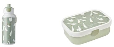 Mepal Trinkflasche Pop-up Campus 400 ml - Little Goose & Lunchbox Campus Little Dutch - Bento Lunchbox für Kinder