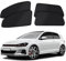 ZATOOTO Parasol Coche Compatible con VW Golf 7 2013-2021, Parasol Coche Lateral Magnetico, Cortinas Coche, Oscurecedor Ventana Coche, Negro, 4 Piezas