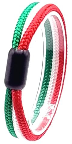 Generisch JoJewelry Fan-Armband verschiedene Nationen/Fanartikel/Geschenkbox (Italien, 20.00)