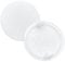 50 PCS 35mm Plastic Hinge Hole Covers Caps for Furnitures (White)