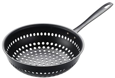 Tramontina Churrasco 10 Inch BBQ Round Carbon Steel Wok, 80905/017DS