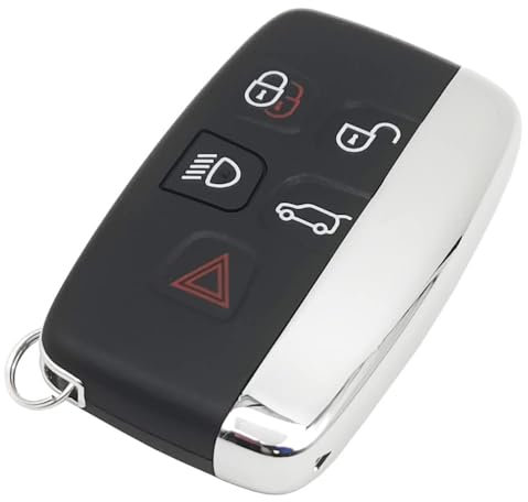 Replacement Key Fob Cover Case fits for Range Rover Evouge Discovery Sport Velar Land Rover LR2 LR4 Jaguar XF XJ XJL XE Keyless Entry Key Fob Shell