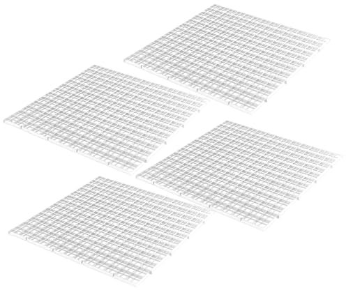 Aquarium-Abdeckung – 4 Stück Gitter-Panel-Deckel für Aquarien, Schildkröten-Soning-Bereich & Filterplatte | Anti-Spring-Terrarium-Deckel | Vielseitige Aquariumhaube für verbesserten Tankschutz