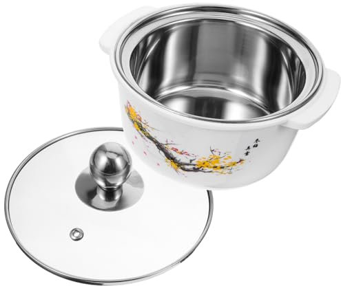 MOLUCKFU Lidded Kochtopf Für Suppen Kleiner Multifunktionaler Topf Für Induktionsherde Für Einzelportionen Und Hot Pot Langlebig Und Elegant Im Design