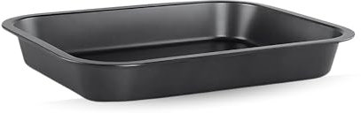 Non-Stick Baking Tray & Roasting Pan 32 x 22cm | Carbon Steel | PFOA-Free | Oven-Safe Bakeware for Roasting, Grilling, & Cooking | Easy to Clean & Dishwasher Safe