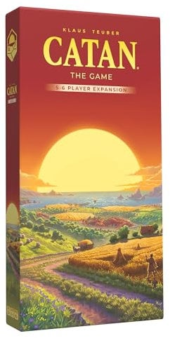 CATAN 6th Edition Erweiterung für 5–6 Spieler, Brettspiel, ab 10 Jahren, 3–6 Spieler, 60–90 Minuten Spieldauer