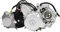 125CC 5.5KW 3-Gang 4-Takt Motor Kit Einzylinder Luftkühlung Benzin Motor Elektrischer Start mit Reverse & Luftfilter für ATV Quad Bike Go Kart, CDI Zündung